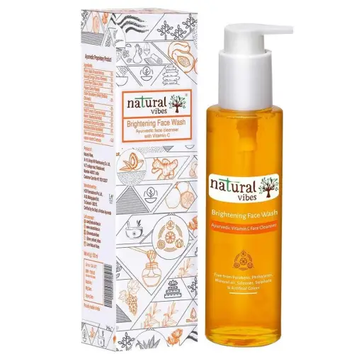 Natural Vibes Vitamin C Brightening Face Wash | 120 ml 
