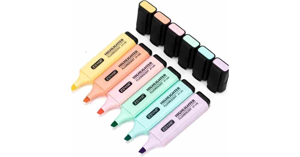 Merayo Highlighter Pen Pastel Highlighter Set Cute Highlighters Pens ...