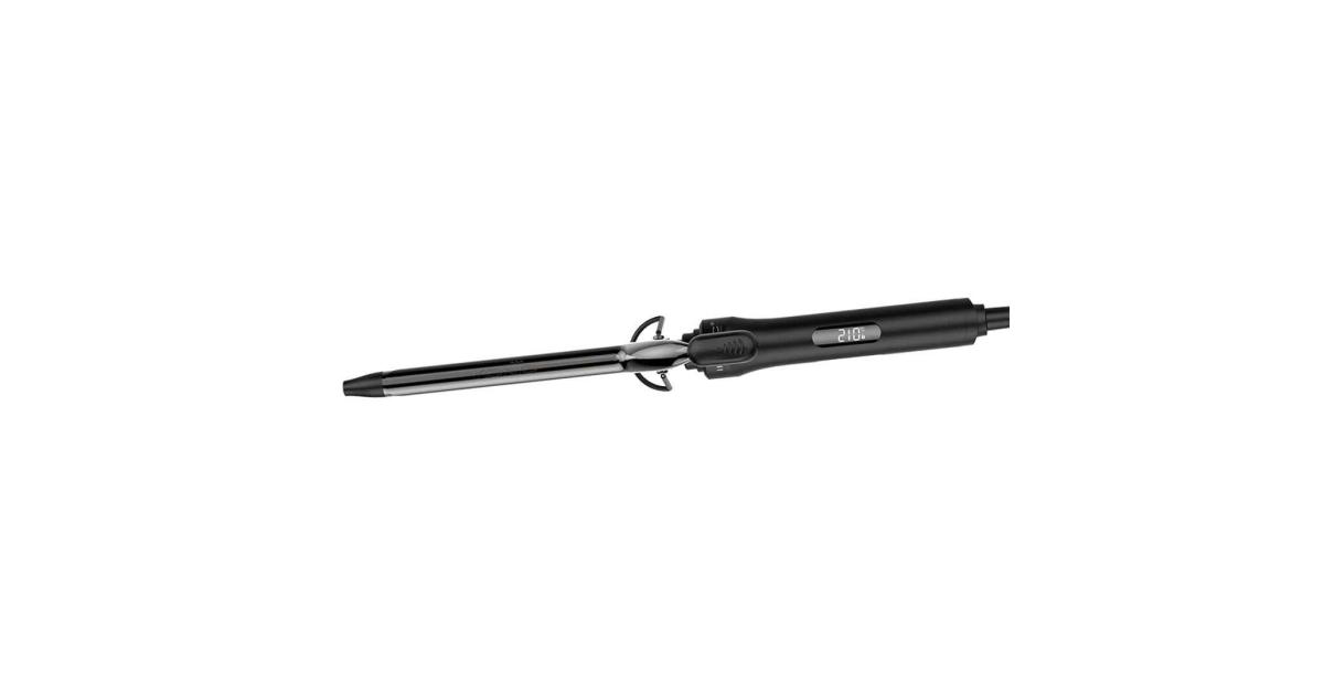 IKONIC CURLING TONG- 16MM (BLACK) Hair Curler with 8 inch Titanium ...