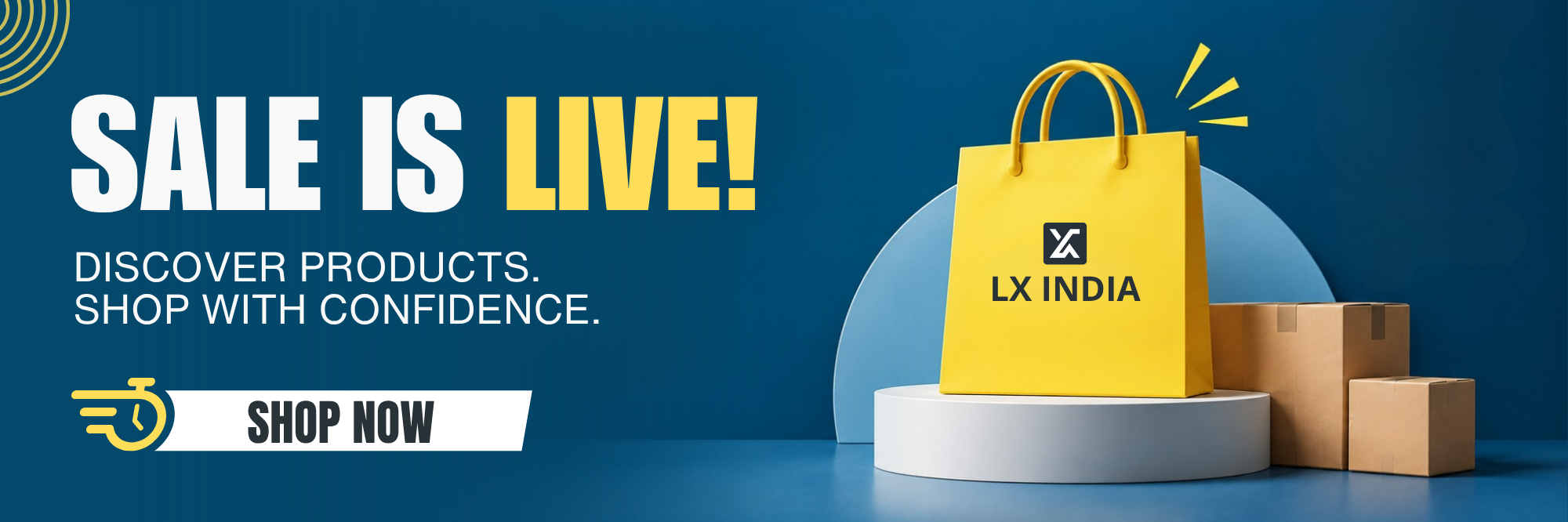 Sale is live
