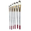 Arora Synthetic Hair Filbert Tip Paint Brush Set - LXINDIA.COM