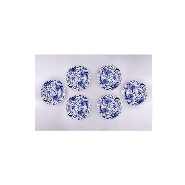 GOLDEN QUEENS Handcrafted Sapphire Bloom Dinner Set A - LXINDIA.COM