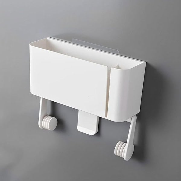 Heart Home Toilet Paper Holder Tissue Paper Roll Holder Dispenser White 3 - LXINDIA.COM