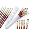 KritArt Design Artist Painting Brush Set of 13 Mix Brushes with extendable Container - LXINDIA.COM