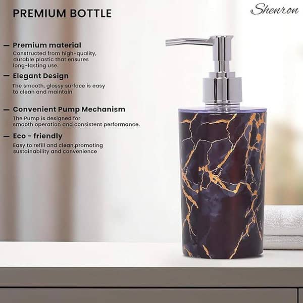 Shenron Refillable Liquid Soap Dispenser Unbreakable Plastic Dispenser 1 - LXINDIA.COM