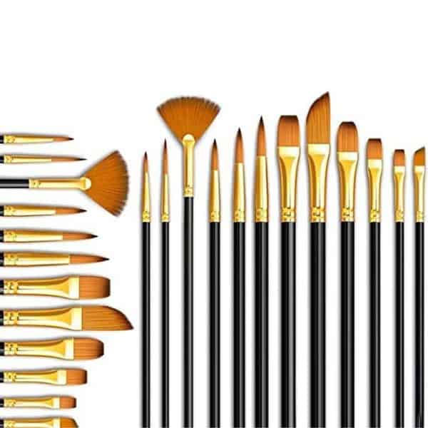 Twizzle Art brush set for artists Set of 122 - LXINDIA.COM